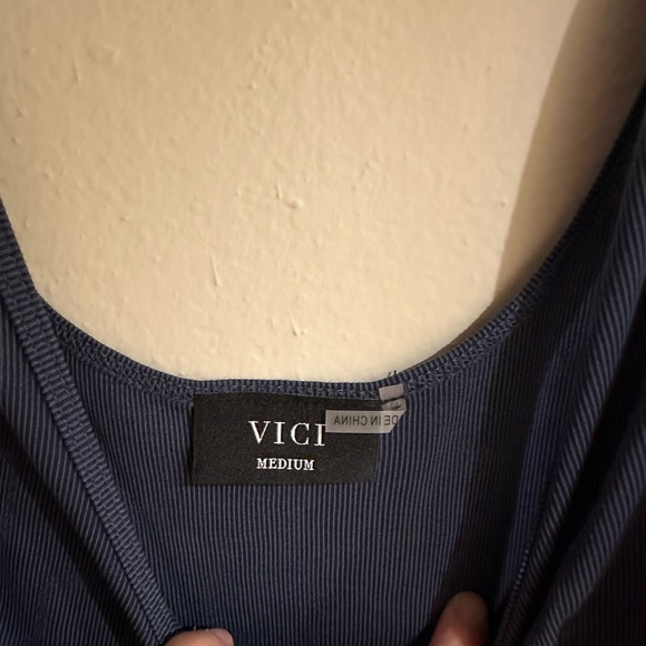 VICI DOLLS ribbed strap bodysuit - Picture 3 of 3